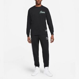 Jordan Black Tracksuit with White Accents